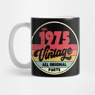 1975 Vintage Shirt, Birthday Gift Tee. Retro Style T-Shirt Mug